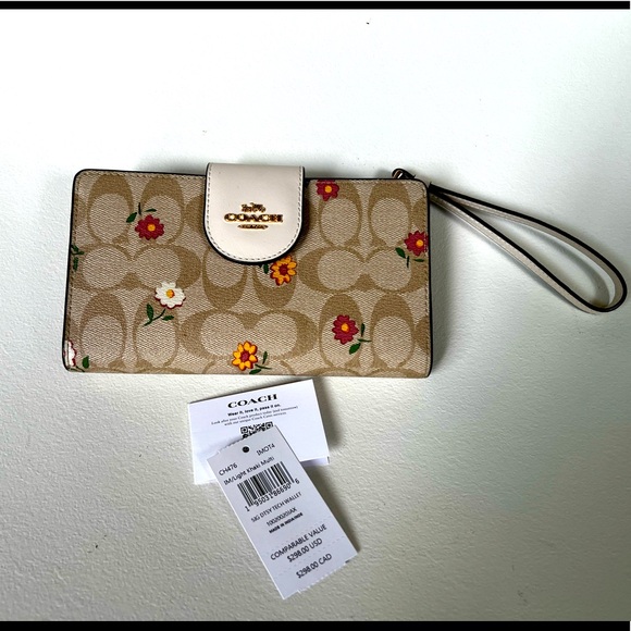 Coach floral wallet, tags included! - Picture 1 of 5